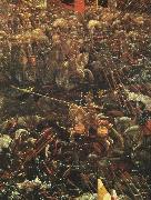 ALTDORFER, Albrecht The Battle of Alexander (detail)  vcvv oil painting artist